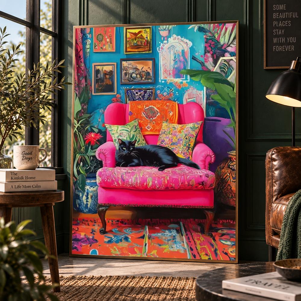 Fiddle Leaf Fig - Póster de hoja de higuera botánica