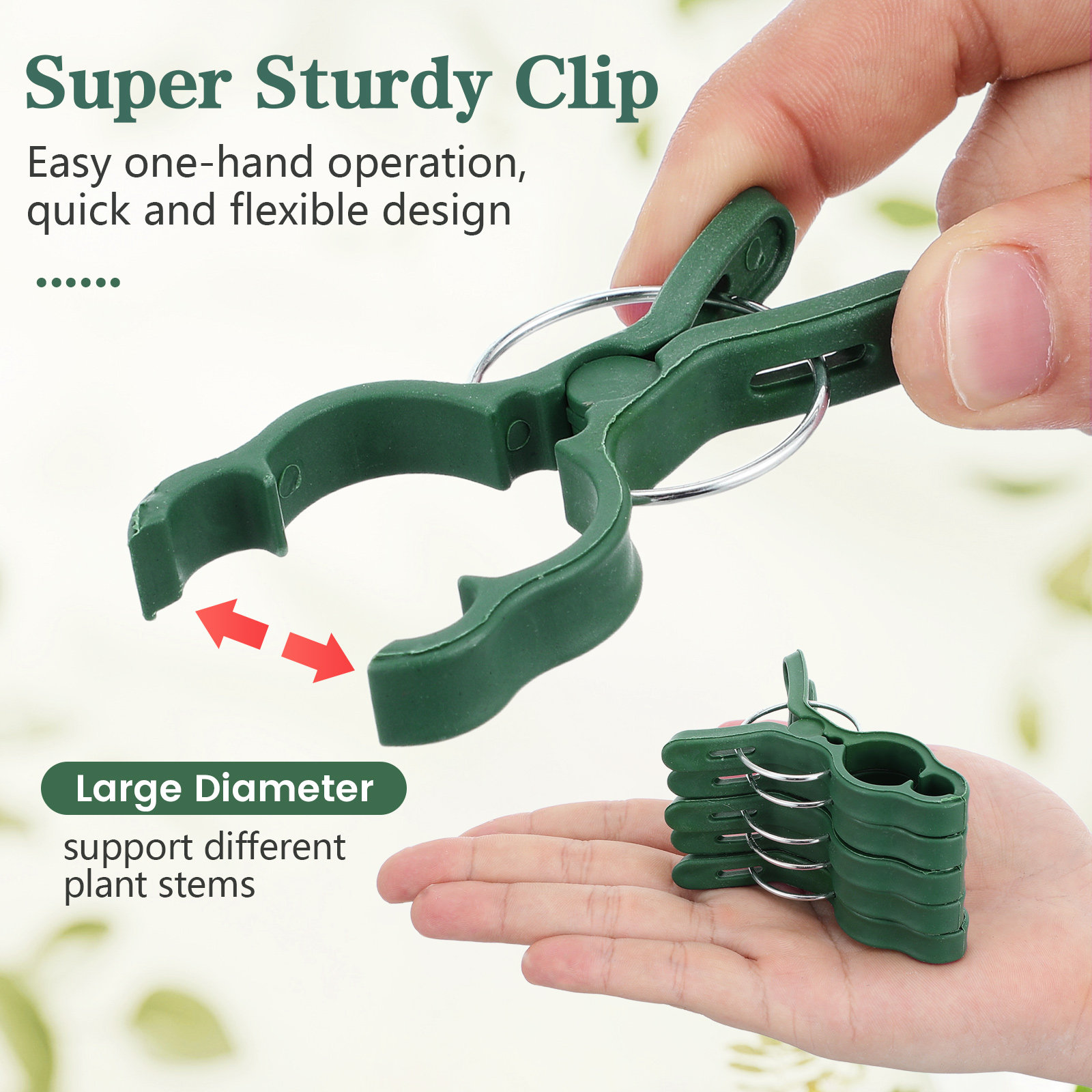 50 Piezas de Adornos y Decorac - Plant Support Stake reseña y precio