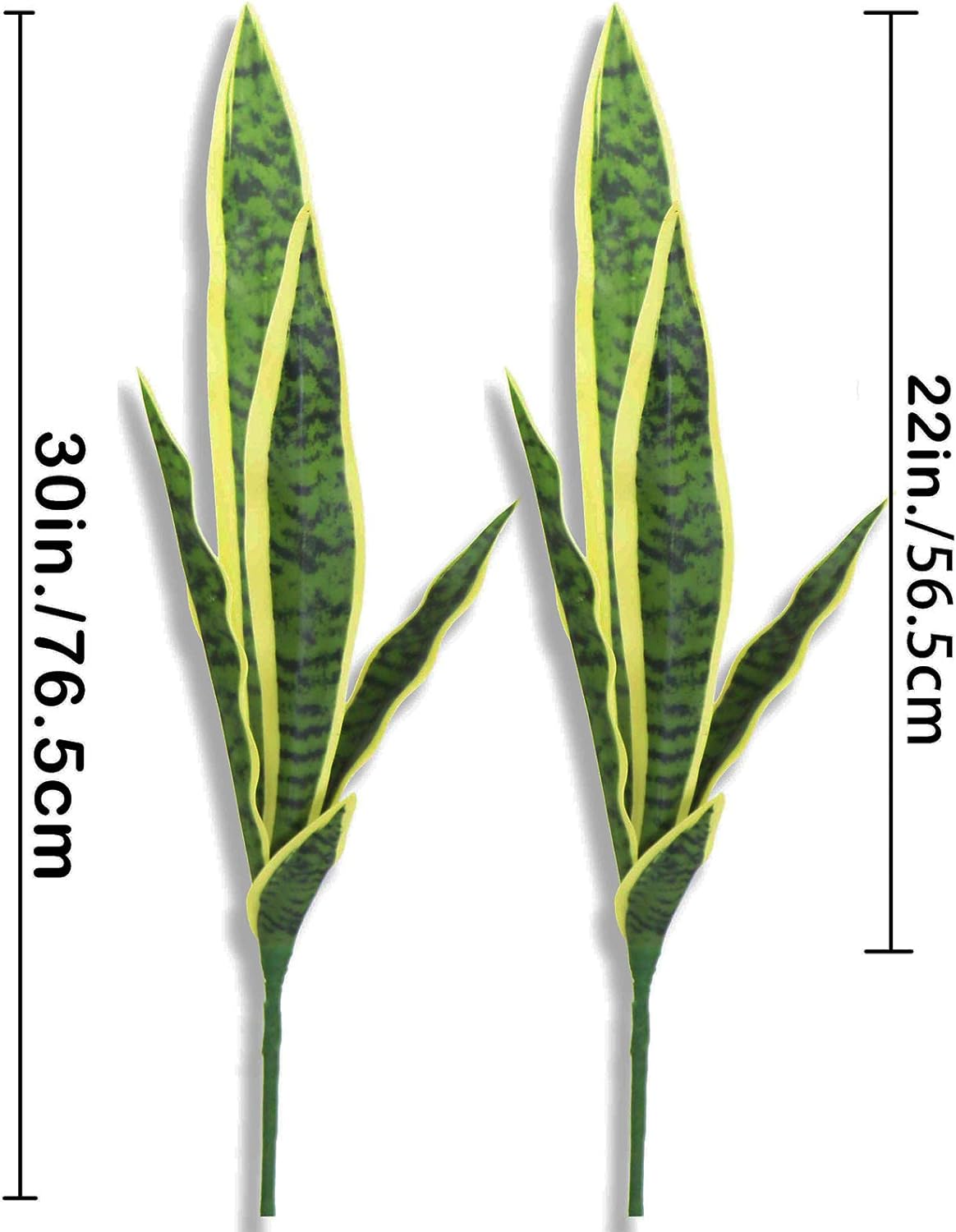 4 Uds. De plantas artificiales - Snake Plant reseña y precio