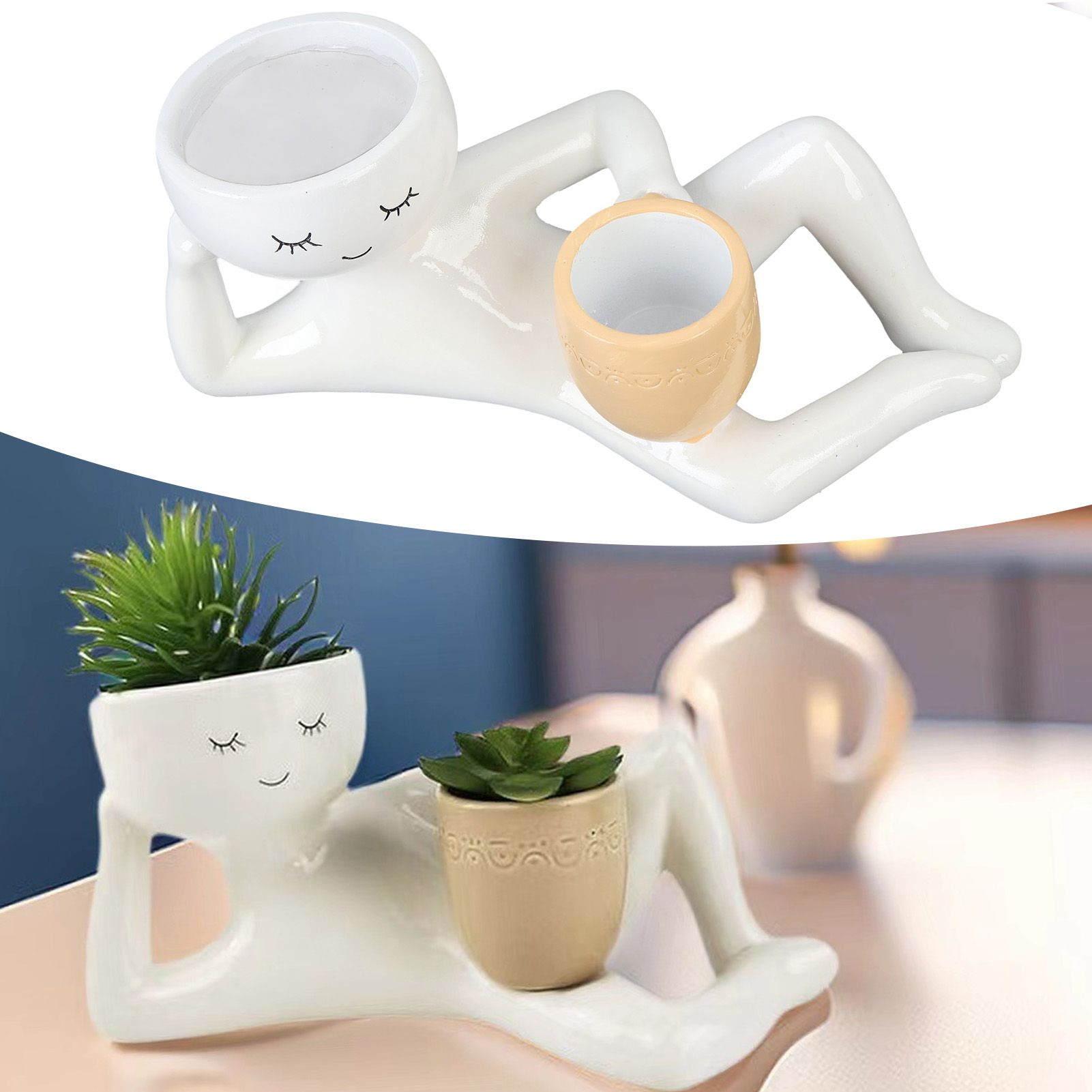 Maceta suculenta creativa, mac - Pothos reseña y precio