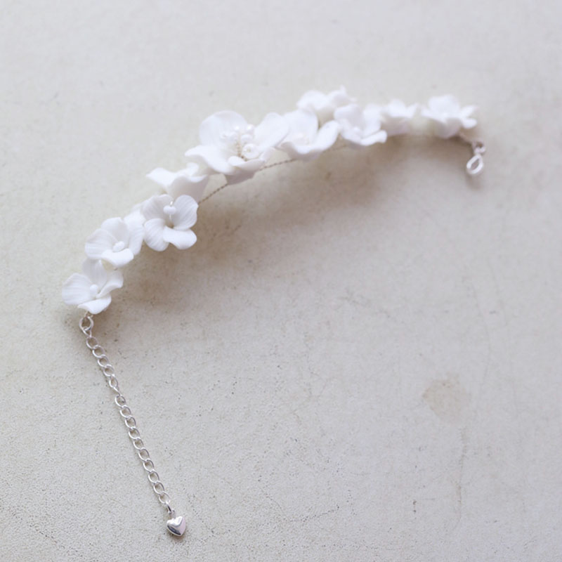 Pulsera nupcial de flores de p - Snake Plant Ceramic reseña y precio