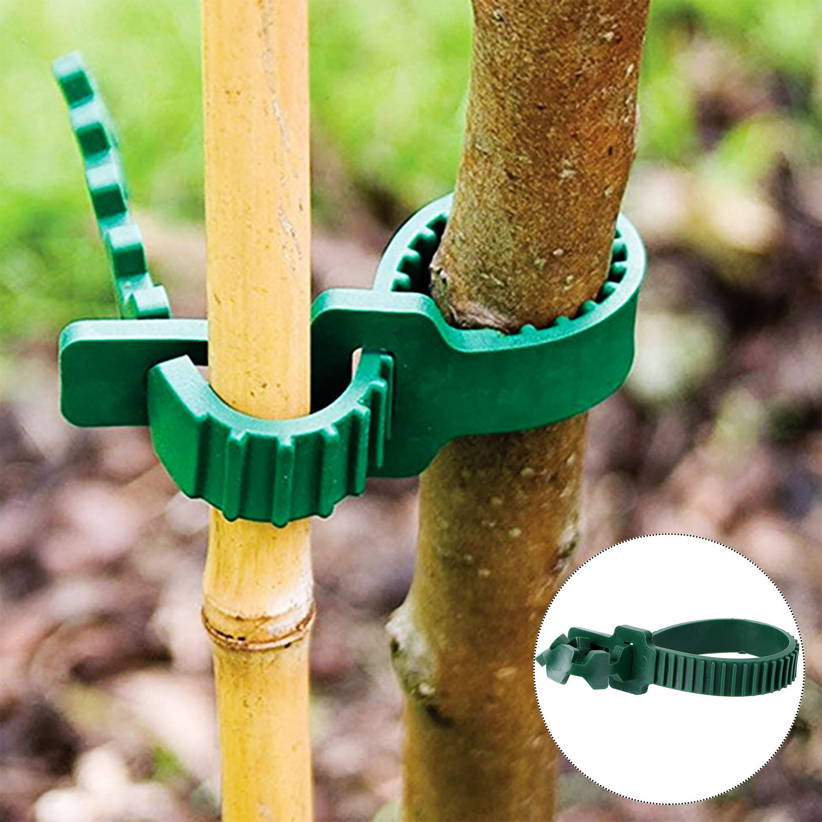 20 Piezas de Hebillas de Fijac - Plant Support Stake reseña y precio