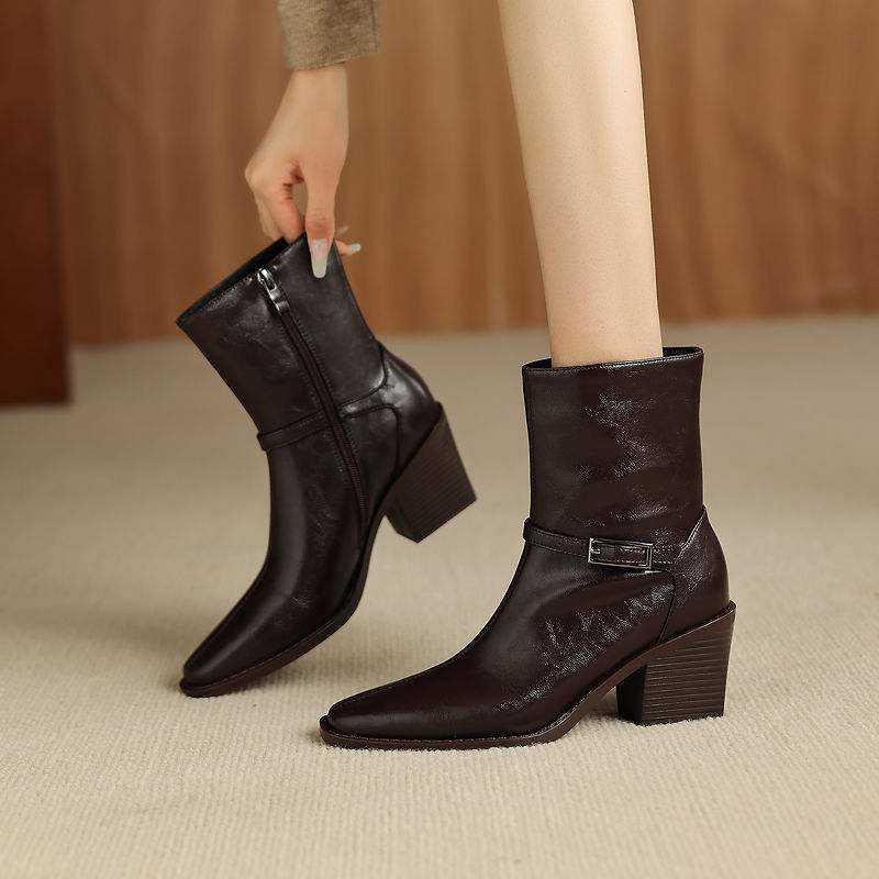 Botas de tacón alto con punta  - Plant Pot reseña y precio
