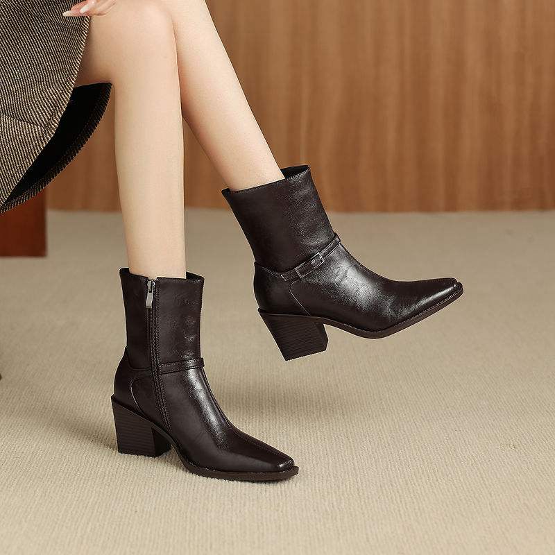 Botas de tacón alto con punta  - Plant Pot reseña y precio